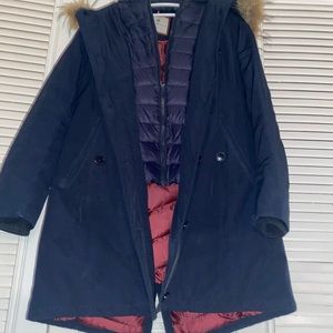 Tommy Hilfiger Coat with fur hood